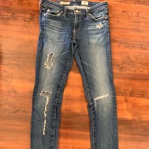 AG Distressed Jeans